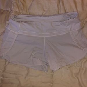 Lululemon white shorts